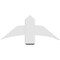 Ekena Millwork Bellingham Architectural Grade PVC Gable Bracket, 36"W x 15"H x 6"D x 6"F, 10/12 Pitch GBP036X15X0606BEL00 - alternate 4